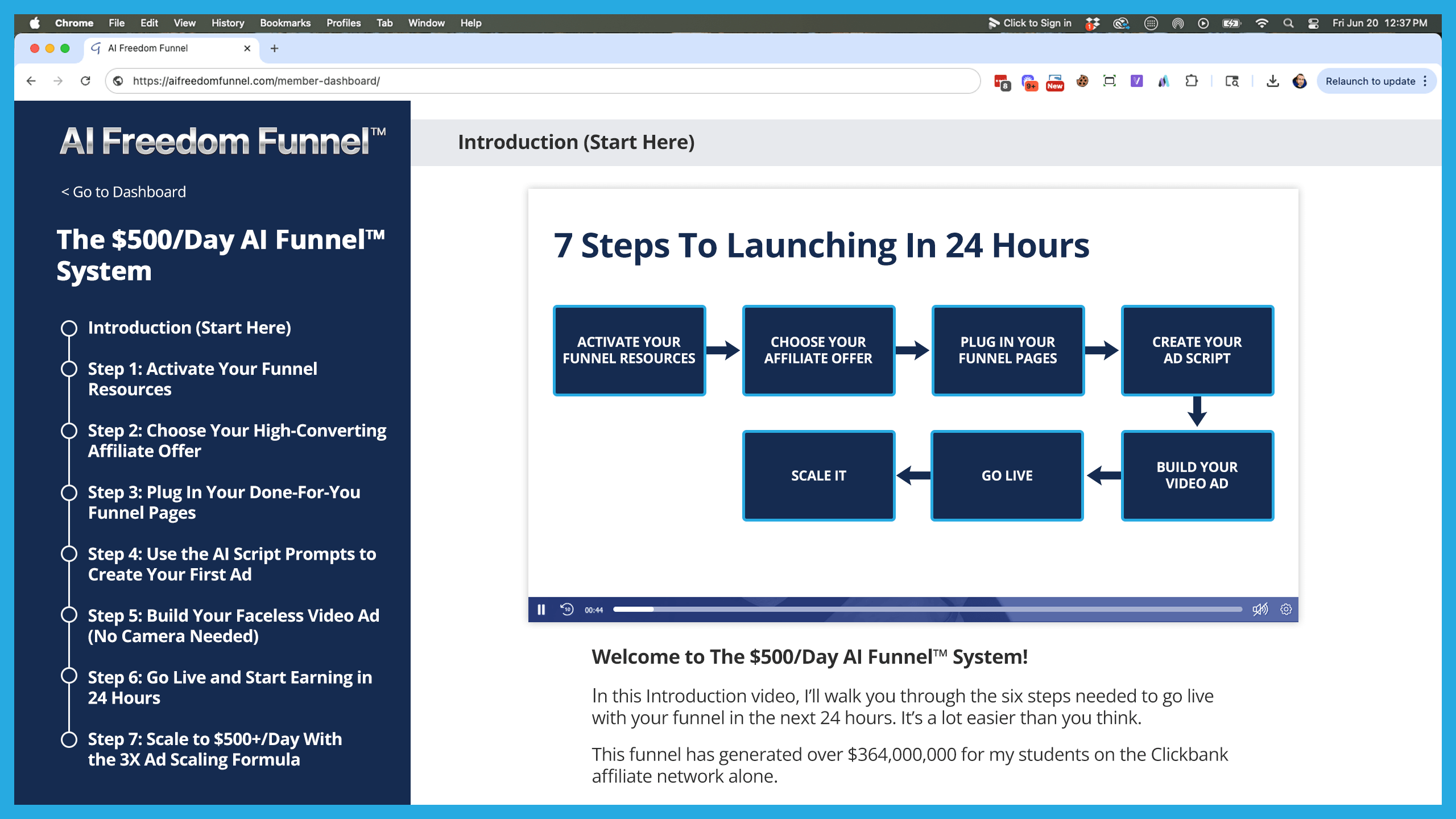 Member Dashboard